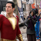 Shazam and Freddy witnessing something alarming.